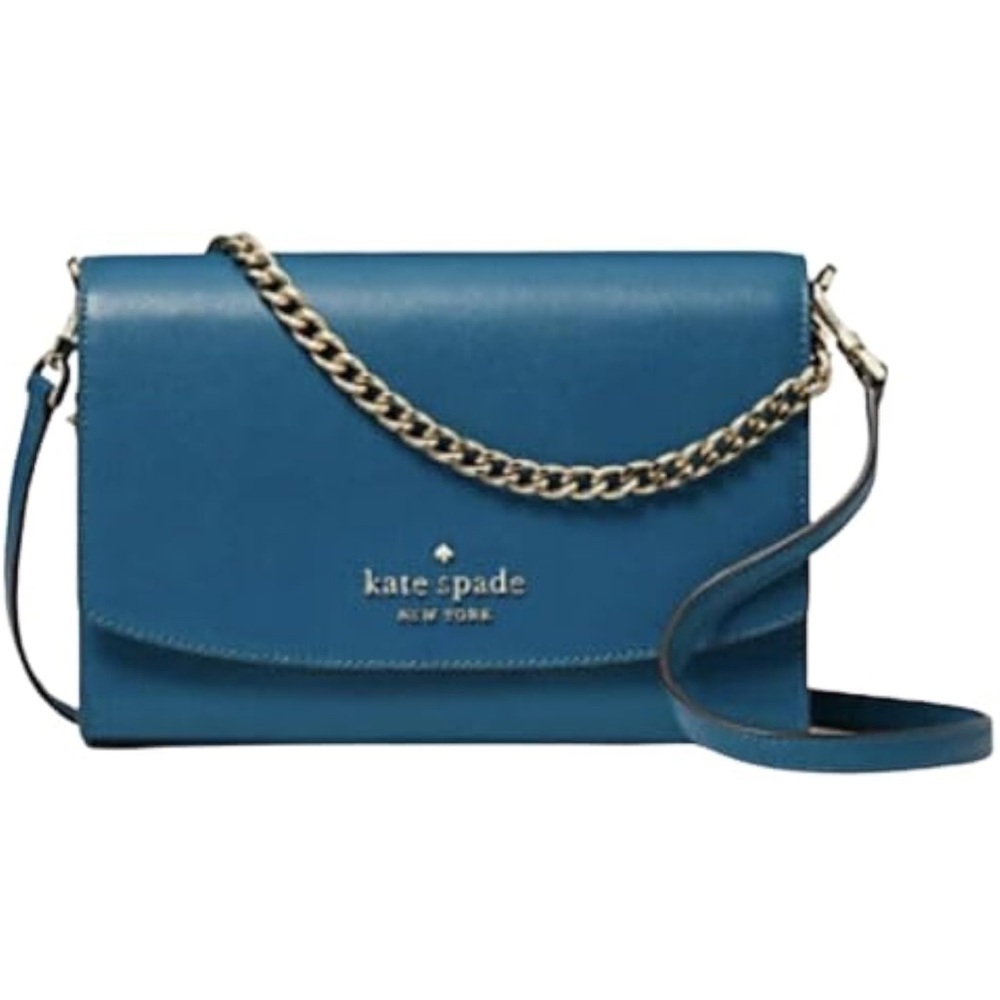 Kate Spade Carson Teal Saffiano Leather Crossbody BNWT